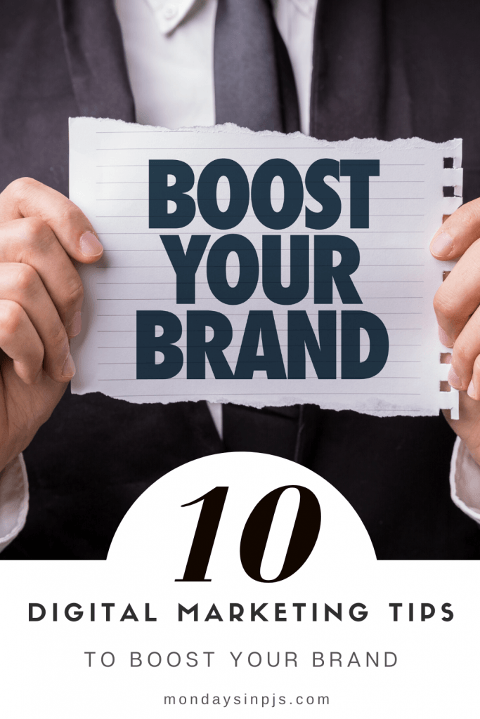10 digital marketing tips to boost your brand, Mondays in PJs